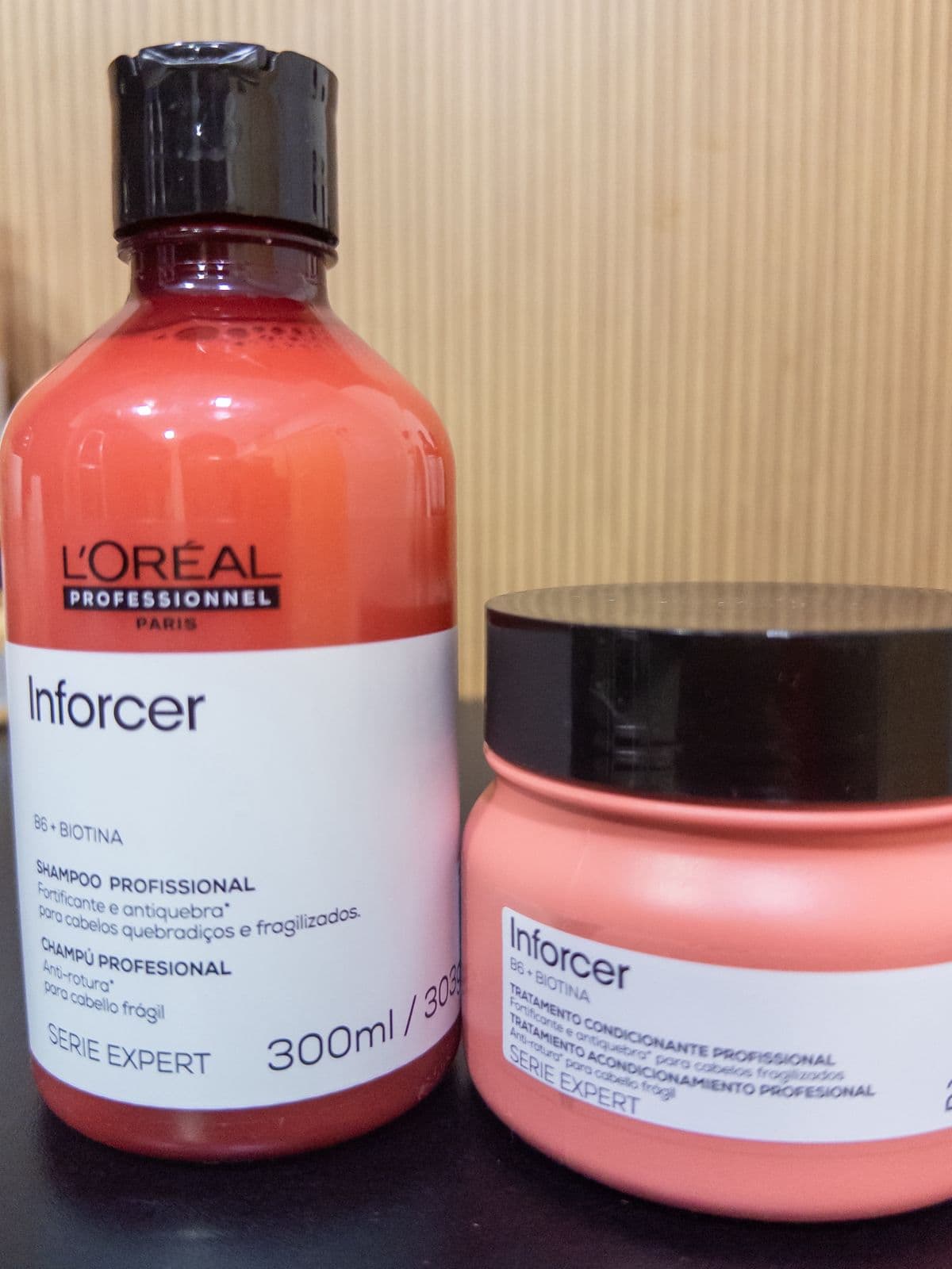 Kit Loreal Shampoo e Mascara Inforcer